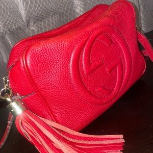 Gucci Red Disco SOHO Bag